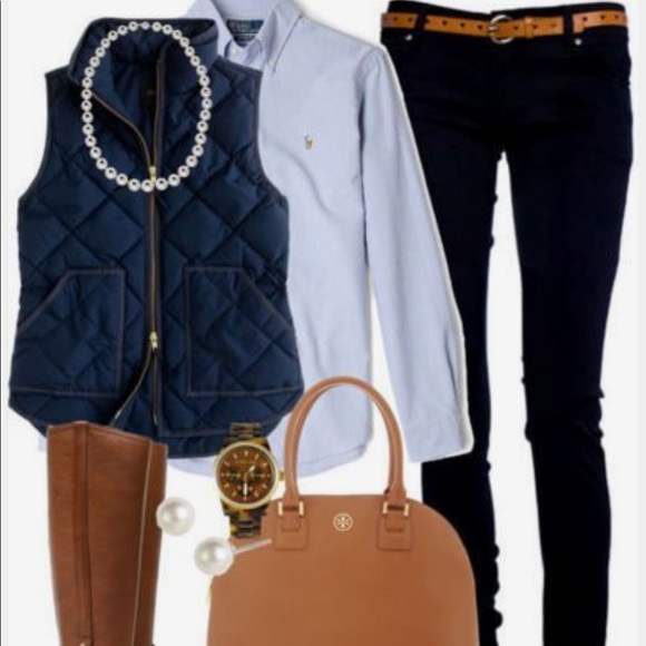 NWT J.Crew quilted puffer vest - Picture 3 of 5